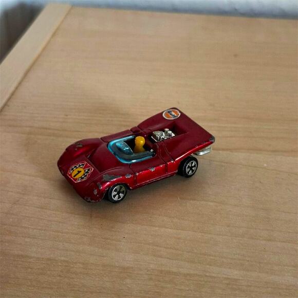 Vintage Tintoys Ligier JS/3 Eddie Cheever Gulf Race Car #1 Red Gulf Oil - Picture 6 of 7